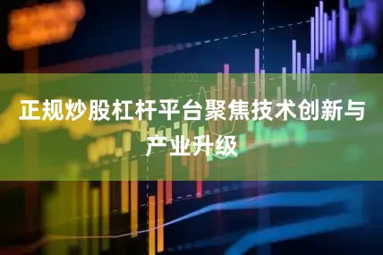 正规炒股杠杆平台聚焦技术创新与产业升级
